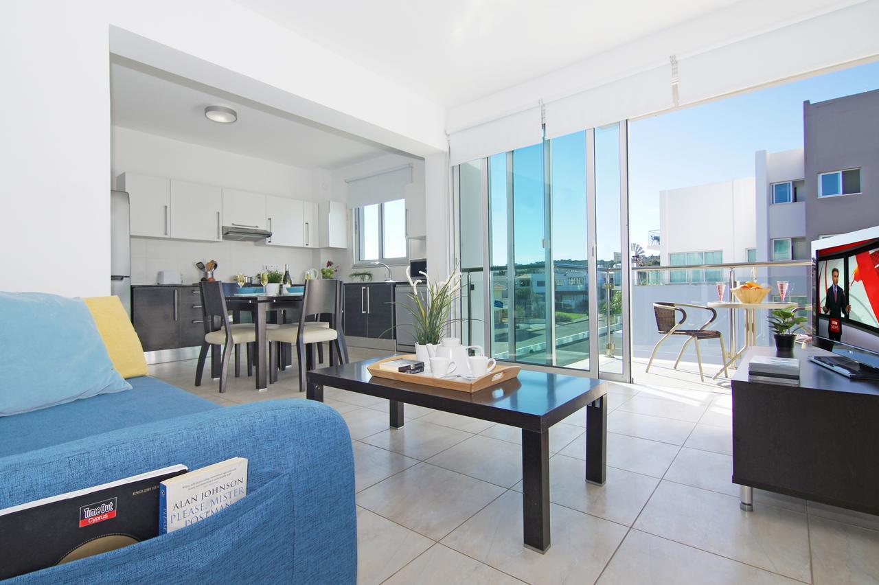 Amber - Coralli Beachfront Apartment Protaras Exterior foto